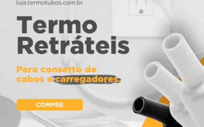 Usando termo tubos para estender a vida útil de cabos e carregadores.