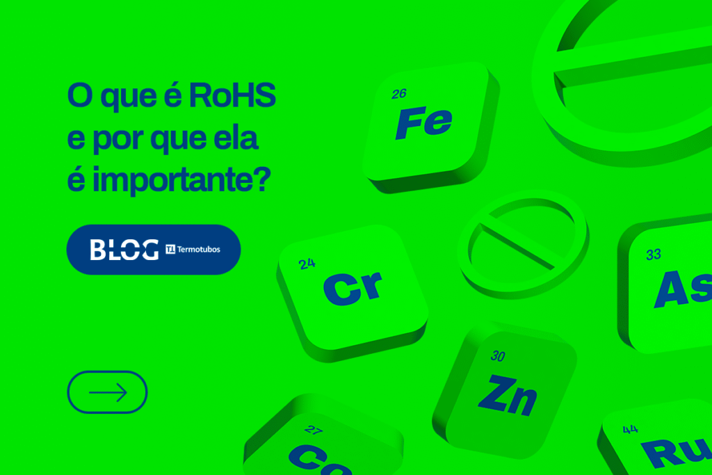 Exemplo de selo RoHS compliant em produto eletrônico